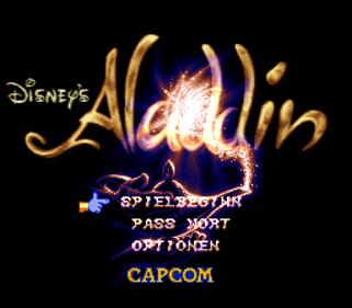 Disney's Aladdin - Screenshot - Game Title (Germany) - 256x224