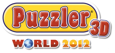 Puzzler World 2012 3D - Clear Logo (North America) - 2745x1264