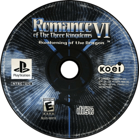 Romance of the Three Kingdoms VI: Awakening of the Dragon - Disc (North America) - 700x700