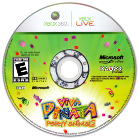 Viva Piñata: Party Animals - Disc (North America) - 900x900