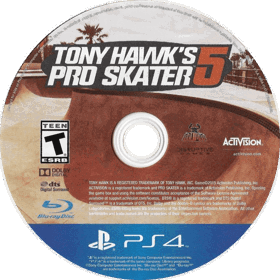 Tony Hawk's Pro Skater 5 - Disc (North America) - 756x757