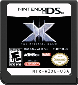 X-Men: The Official Game - Cart - Front (North America) - 517x564