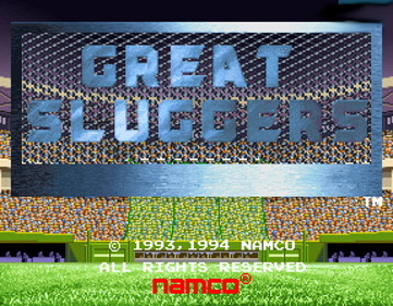 Great Sluggers '94 - Screenshot - Game Title (World) - 288x224