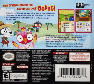 GoPets: Vacation Island! - Box - Back (North America) - 1246x1114