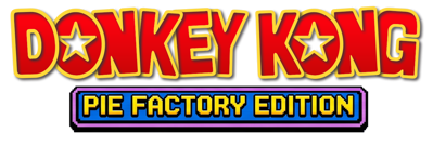 Donkey Kong: Pie Factory Edition - Clear Logo (World) - 1303x441