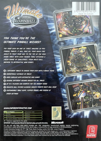 Ultimate Pro Pinball - Box - Back (Europe) - 1003x1399