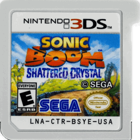 Sonic Boom: Shattered Crystal - Cart - Front (North America) - 1356x1353