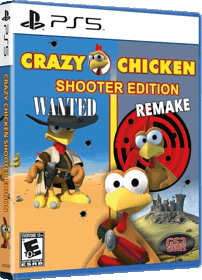 Crazy Chicken Shooter Edition - Box - 3D (North America) - 791x1095