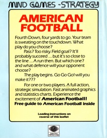 American Football (Mind Games) - Box - Back (Europe) - 1476x1900