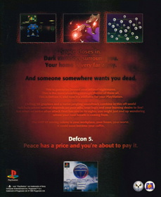 Defcon 5: Peace Has a Price... - Advertisement Flyer - Front (United Kingdom) - 2040x2494