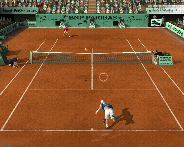 Illustration of Roland Garros 2005: Powered by Smash Court Tennis