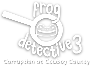 Frog Detective 3: Corruption at Cowboy County - Clear Logo (World) - 821x606