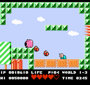 Bio Miracle Bokutte Upa - Screenshot - Gameplay (World) - 256x240