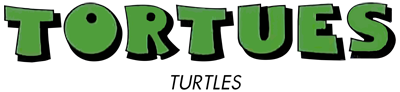 Tortues: Turtles - Clear Logo (France) - 400x92