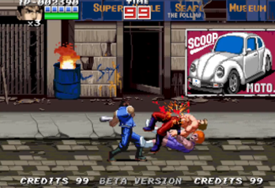 Double Dragon One - Screenshot - Gameplay (World) - 326x224