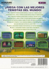WTA Tour Tennis - Box - Back (Spain) - 483x672