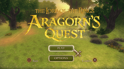The Lord of the Rings: Aragorn's Quest - Screenshot - Game Select (World) - 1280x720