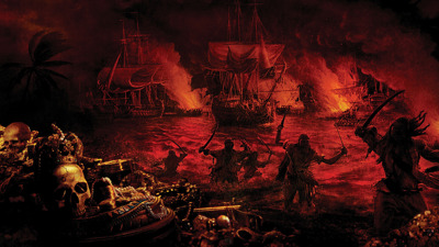 Pirates of the Caribbean - Fanart - Background (World) - 2560x1440