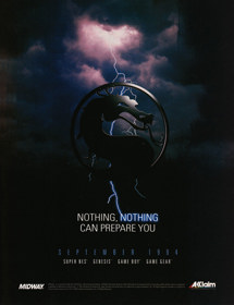 Mortal Kombat II - Advertisement Flyer - Front (United States) - 1280x1669