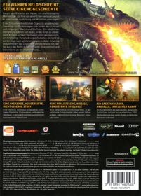 The Witcher 2: Assassins of Kings: Enhanced Edition - Box - Back (Germany) - 926x1290