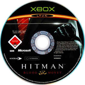 Hitman: Blood Money - Disc (Europe) - 786x783