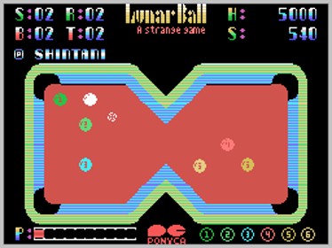 Lunar Ball - Screenshot - Gameplay (World) - 256x192