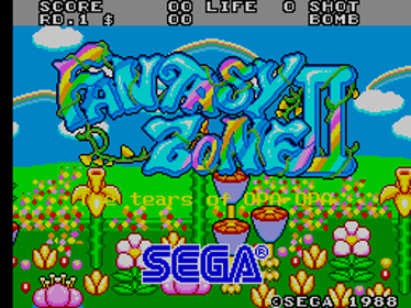 Fantasy Zone II: The Tears of Opa-Opa - Screenshot - Game Title (World) - 256x192