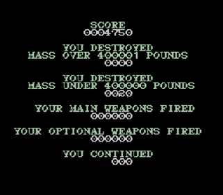 Silpheed - Screenshot - High Scores (World) - 512x448