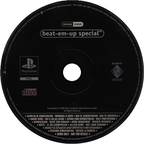 Official UK PlayStation Beat 'Em Up Special - Disc (Italy) - 600x600