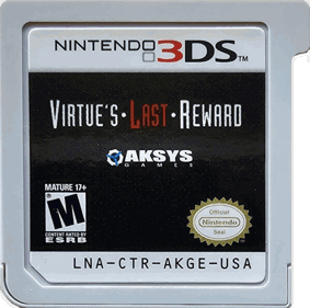 Virtue's Last Reward - Cart - Front (North America) - 1211x1202