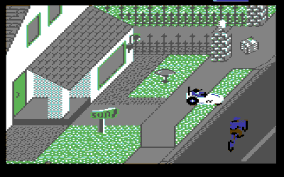 Paperboy - Screenshot - Gameplay (World) - 320x200