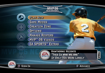 MVP 06 NCAA Baseball - Screenshot - Game Select (North America) - 639x448