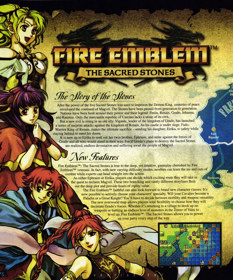 Fire Emblem: The Sacred Stones - Advertisement Flyer - Front (United States) - 1904x2290