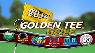 Golden Tee LIVE 2014 - Advertisement Flyer - Front (World) - 1920x1080