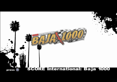 SCORE International Baja 1000: The Official Game - Screenshot - Game Title (World) - 640x448