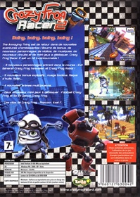 Crazy Frog Arcade Racer - Box - Back (France) - 483x680