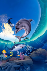 Ecco the Dolphin - Poster (Japan) - 758x1137