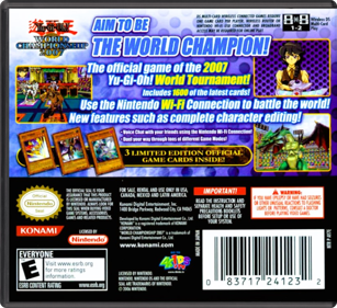 Yu-Gi-Oh! World Championship 2007 - Box - Back - Reconstructed (North America) - 774x708