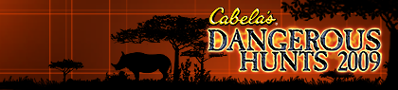 Cabela's Dangerous Hunts 2009 - Banner (World) - 420x95