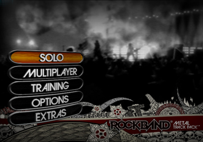 Rock Band: Metal Track Pack - Screenshot - Game Select (North America) - 640x448