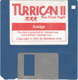 Turrican II: The Final Fight - Disc (Germany) - 534x553