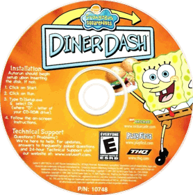 SpongeBob SquarePants: Diner Dash - Disc (North America) - 728x735