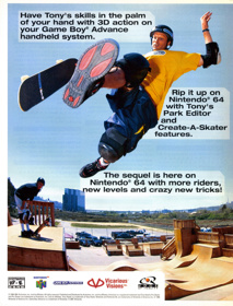 Tony Hawk's Pro Skater 2 - Advertisement Flyer - Front (United States) - 1675x2200