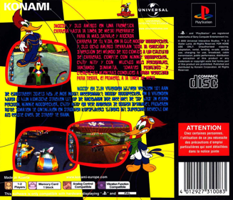 Woody Woodpecker Racing - Box - Back (Germany) - 1623x1394