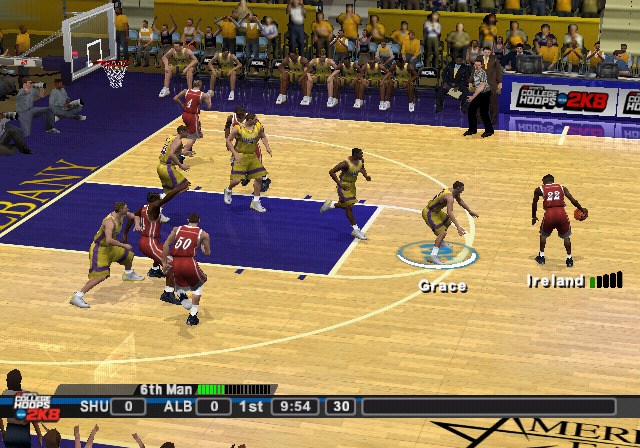 Illustration of College Hoops 2K8
