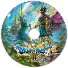 Dragon Quest III HD-2D Remake - Fanart - Disc (World) - 1254x1254