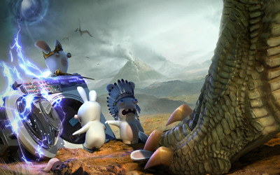 Raving Rabbids: Travel in Time - Fanart - Background (World) - 1920x1200