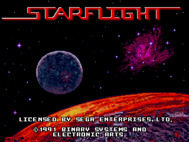 Starflight - Screenshot - Game Title (World) - 640x480