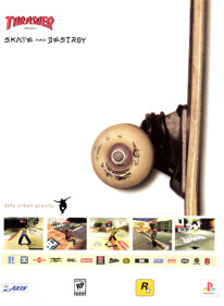 Thrasher Presents: Skate and Destroy - Advertisement Flyer - Front (United States) - 1615x2200