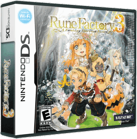 Rune Factory 3: A Fantasy Harvest Moon - Box - 3D (North America) - 866x879